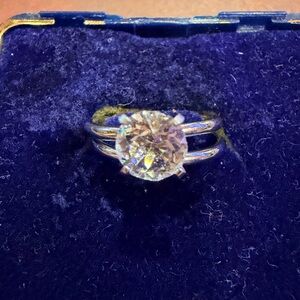 ✨ Vintage 1920s Uncas Sterling Silver Engagement Ring Set ✨